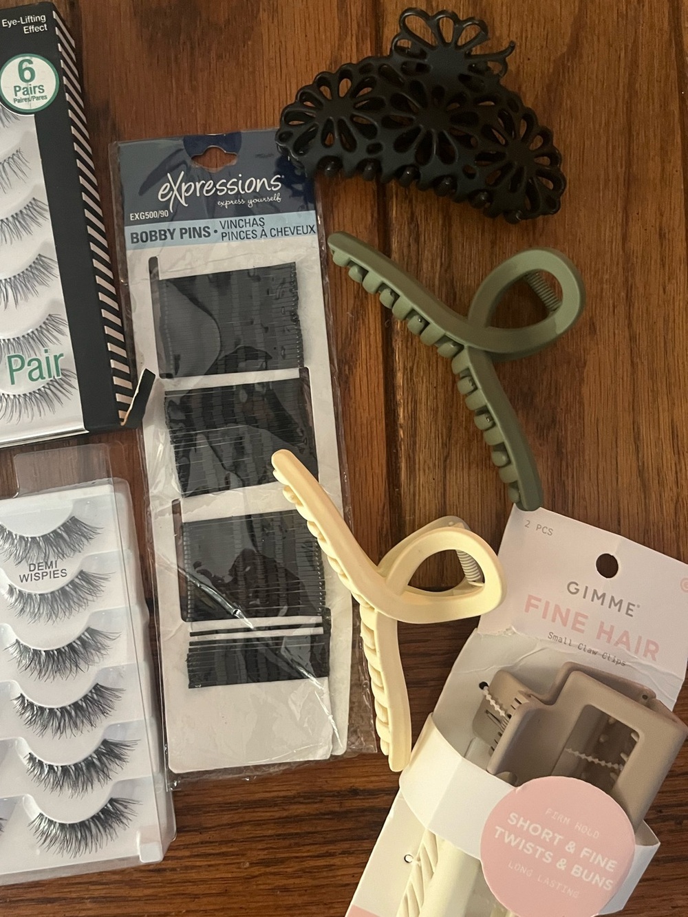 Free w any purchase! Assorted Hair Accessories - Black, Olive Green, Cream